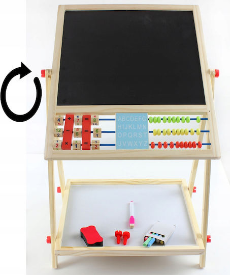 Tablă cu marker / Tablă neagră Față și spate 65cm