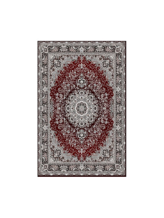 Rug Rectangular with Fringes Eggplant