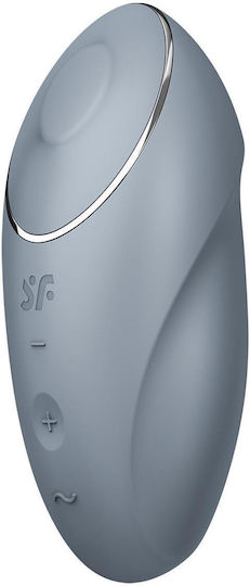Satisfyer Tap & Climax 1 Κλειτοριδικός Δονητής με Απομακρυσμένο Έλεγχο 14.5cm Γκρι