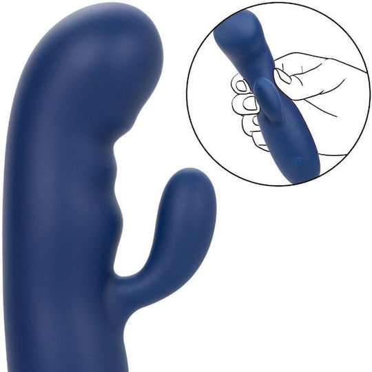 Calexotics Cashmere Silk Doppelter Vibrator 2,5cm Blau