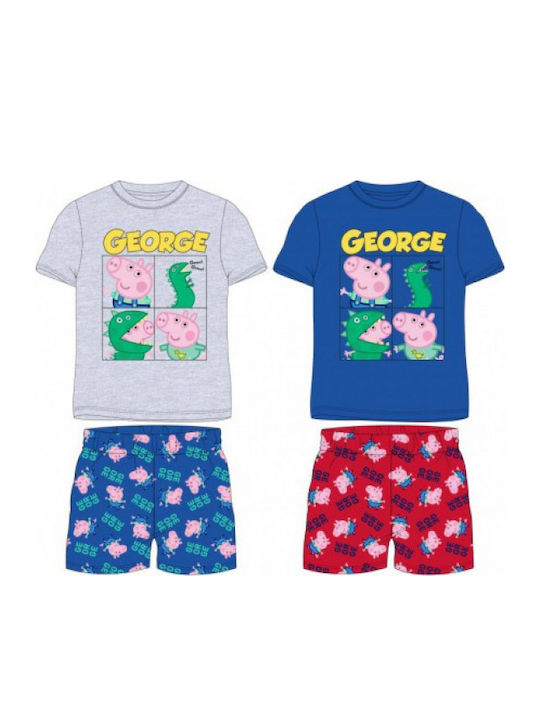 Peppa Pig Детска пижама Лятна Blue
