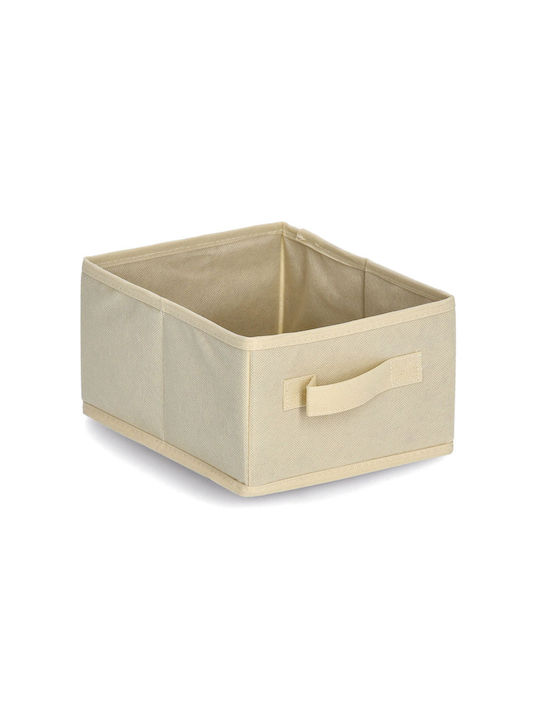 Zeller Kinder Aufbewahrungsbox aus Stoff Weiß 65x30x64cm 1Stück