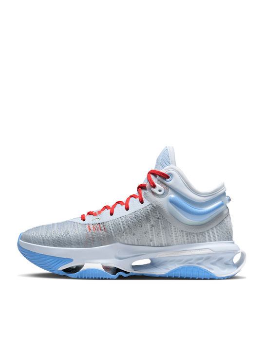 G.T. Jump 2 High Basketball Shoes Wolf Grey / Blue Tint / University Blue / White