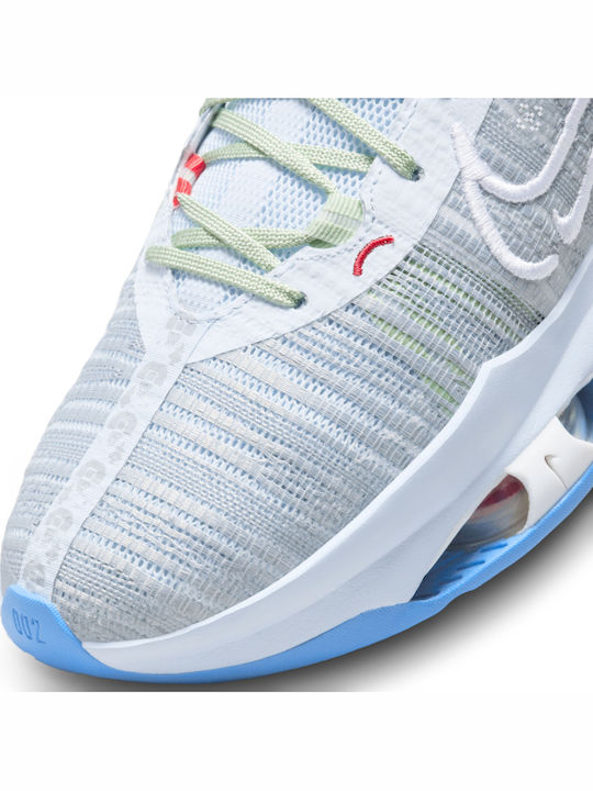 G.T. Jump 2 High Basketball Shoes Wolf Grey / Blue Tint / University Blue / White
