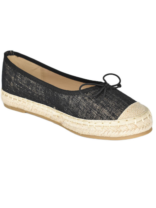 Verde Damen Espadrilles in Schwarz Farbe