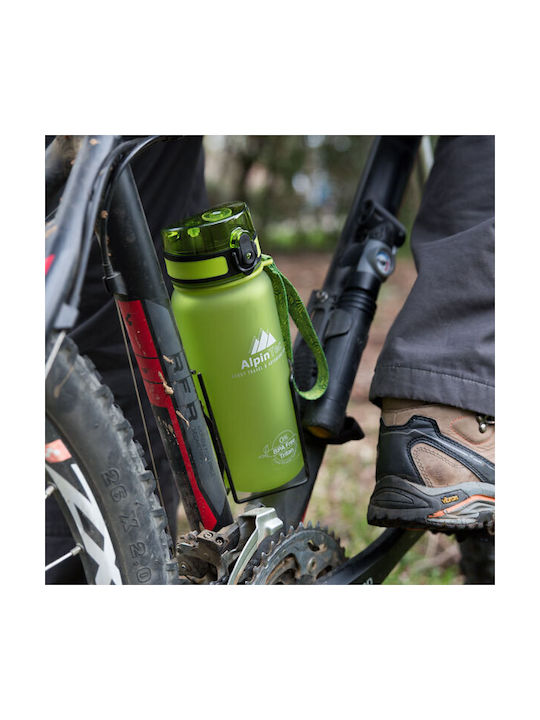 AlpinPro Water Bottle Plastic 500ml Green