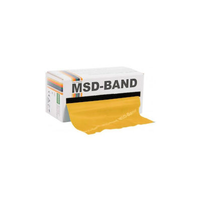 MSD Band AC-3127 Еластична лента за фитнес Много твърда Златен 5x Твърди 1м