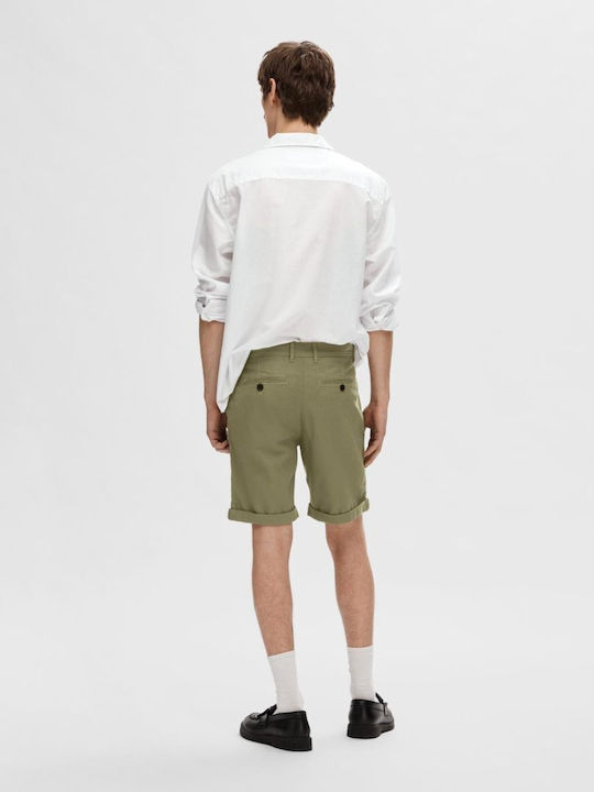 Selected Men's Shorts Burnt Olive