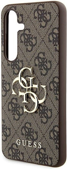 Guess metal logo Umschlag Rückseite Kunststoff Braun (Ratschlag A55, A556)