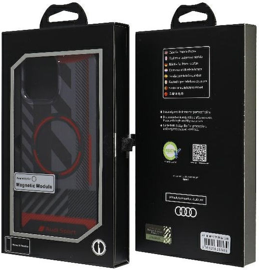 Audi Back Cover Πλαστικό Μαύρο (iPhone 13 Pro Max)