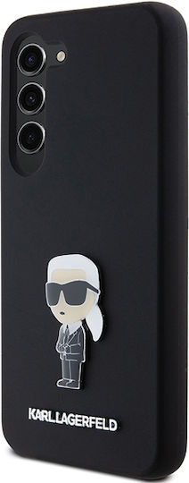 Karl Lagerfeld Back Cover Silicone Black (Galaxy S24)