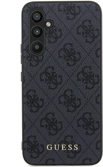 Guess Metal Gold Logo Back Cover Plastic Black (Guess A35 A356)