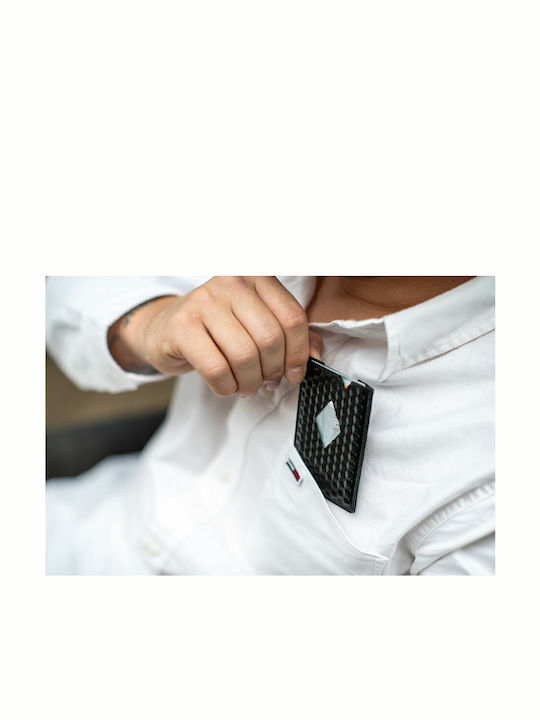Leather Men's Wallet Cards with RFID Black