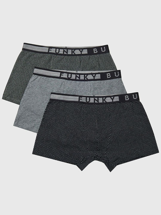 Herren Boxershorts Mehrfarbig 3Packung