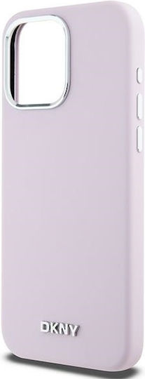 DKNY Liquid Umschlag Rückseite Kunststoff / Silikon Rosa (iPhone 15 Pro Max)