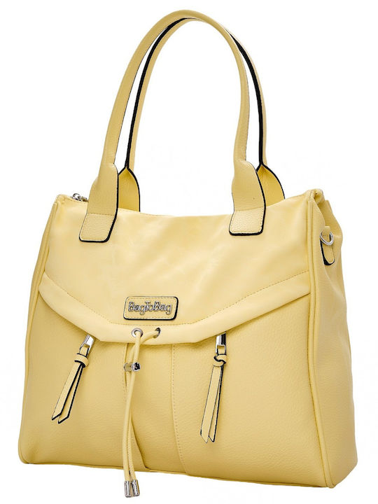 Bag to Bag Γυναικεία Τσάντα Ώμου Κίτρινη
