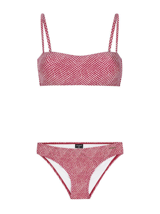 Set Bikini Push Up Κόκκινο
