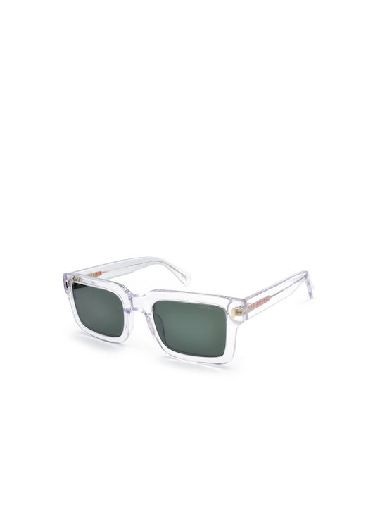 Funky Buddha Sunglasses with Transparent Plastic Frame and Polarized Lens FBS2064/002