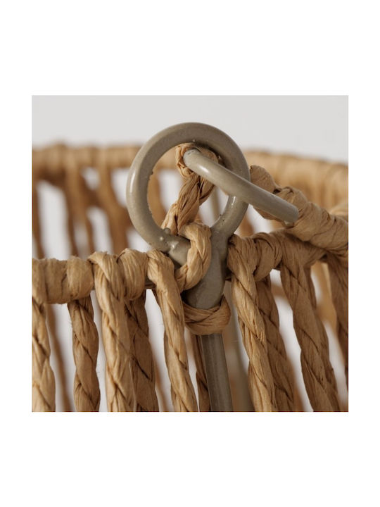 Boltze Rope Lantern Brown 25x25x30cm
