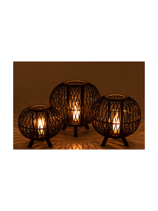 Jolipa Φαναράκι Bamboo Μαύρο 43x43x43εκ.