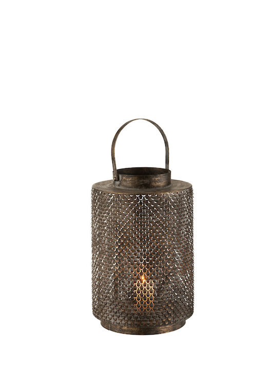 Jolipa Metallic Lantern Black 25x25x38cm