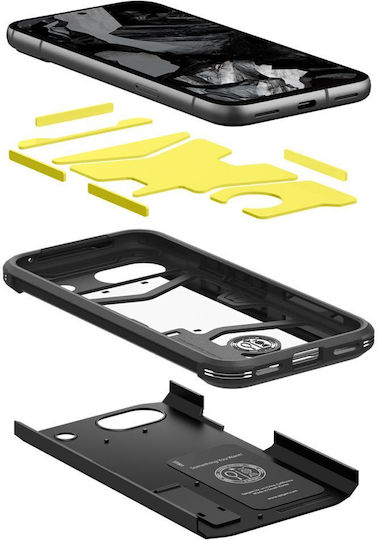 Spigen Tough Back Cover Σιλικόνης / Πλαστικό 1.2mm Μαύρο (Google Pixel 8a)