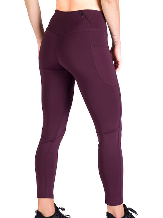 Northfinder Women's Yoga Legging Burgundy