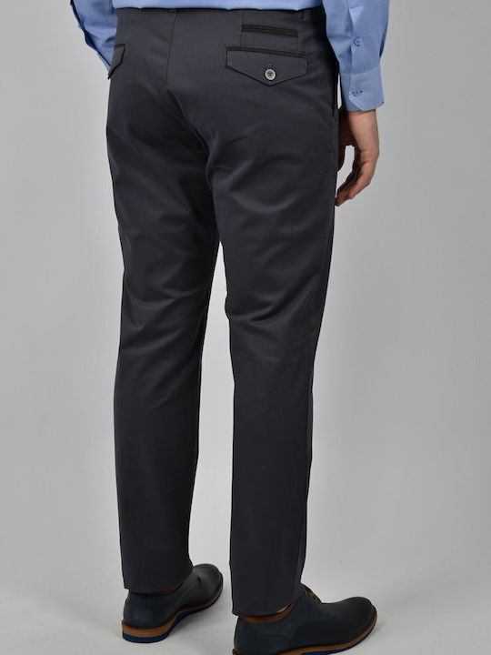 Παντελόνι Chino σε Slim Εφαρμογή Γκρι