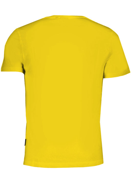 Napapijri Men's Short Sleeve T-shirt Yellow