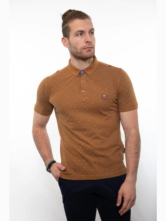 Side Effect Men's Short Sleeve Blouse Polo CAFE