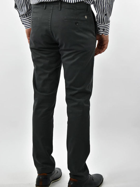 Trousers Chino in Skinny Fit Gray