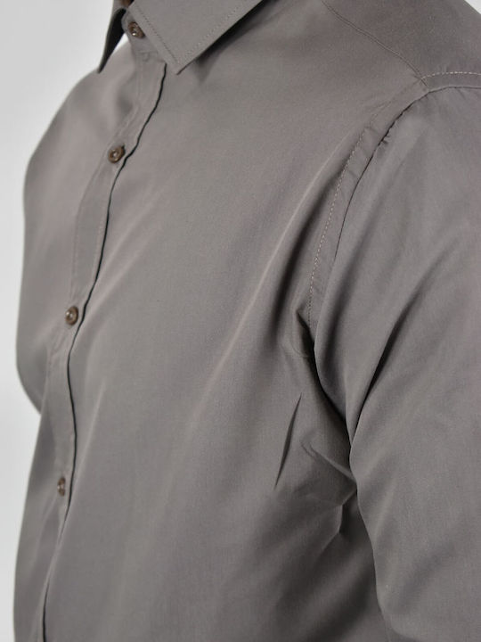 Long-sleeved Shirt Brown