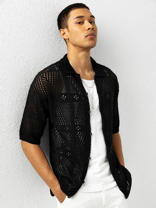 Short-sleeved Shirt Black
