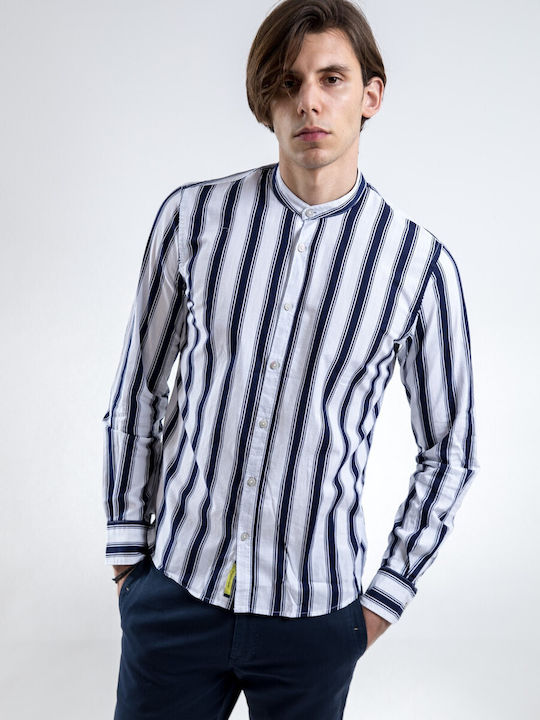 Yes Zee Men's Shirt Long Sleeve Striped striped