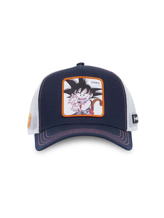 Capslab Dragon Ball Cl Men's Trucker Cap Blue