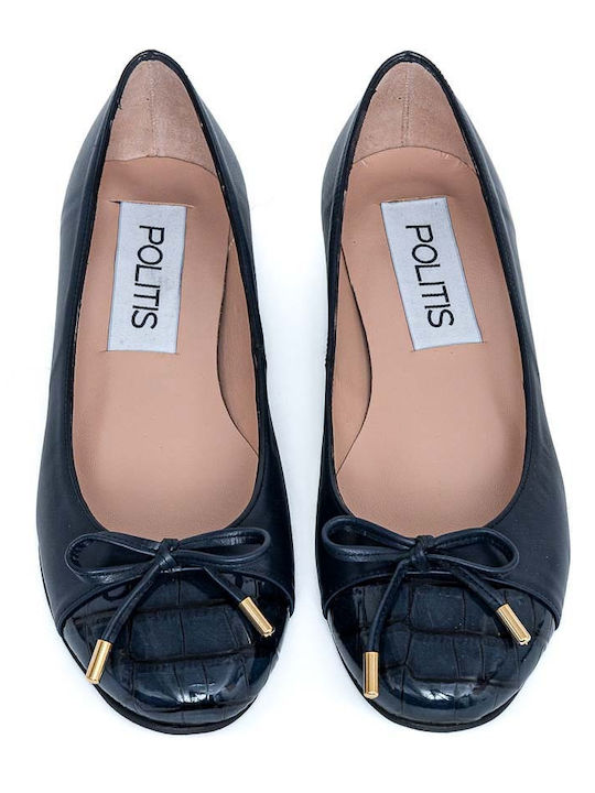 Anatomic Leather Ballerinas Blue