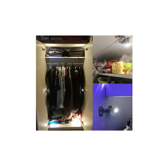 Soulima LED Light Hinge for Cabinets with Battery Powered 1pcs