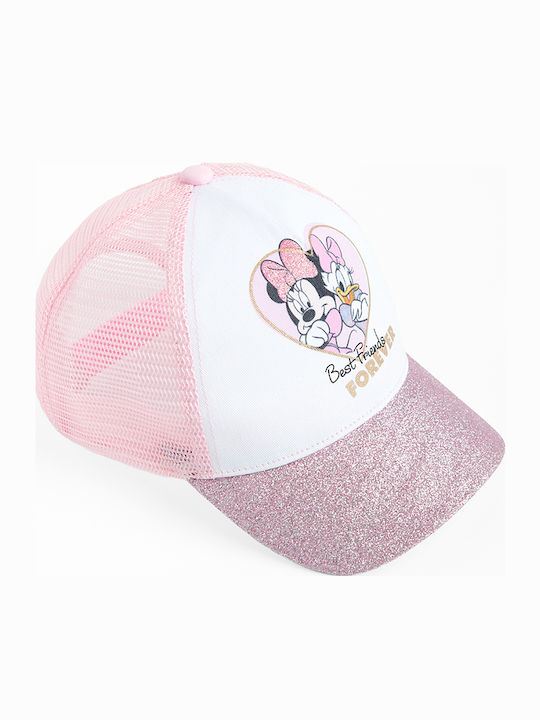 Cool Club Детска Шапка С Козирка Minnie Mouse Daisy Duck Best Friends Forever Disney Розова