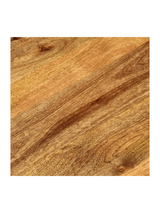 vidaXL Oval Table Surface made of Solid Wood Brown 120x60x3.8cm 370160 1pcs