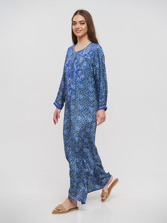 Rochii De Vară Pentru Femei Maxi Rochie Albastră