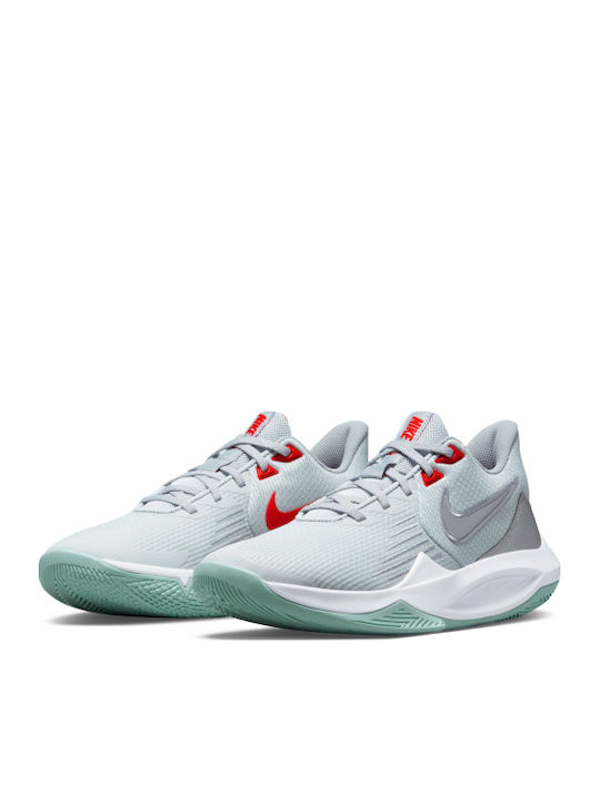 Precision 5 Low Basketball Shoes Gray