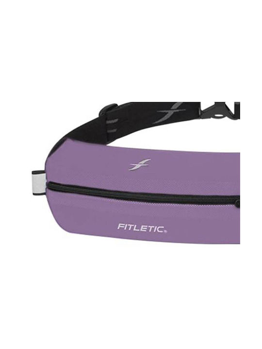 Fitletic Bolt Two Pouch Belt Unisex Τσαντάκι Μέσης για Τρέξιμο Μωβ