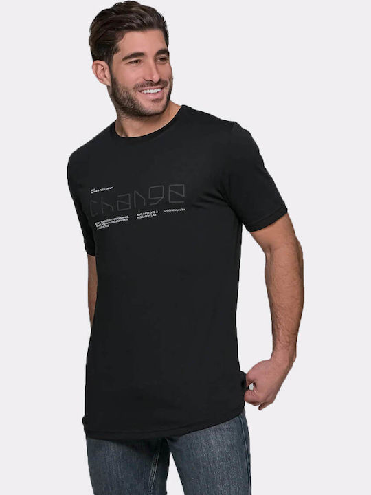 T-shirt Μαυρο