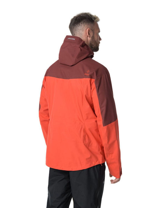 Kilpi Herren Winter Jacke Lässig Wasserdicht Rot