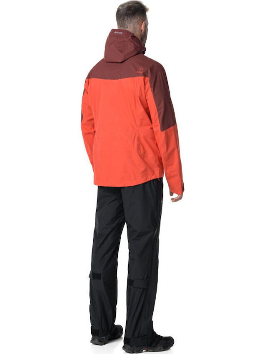 Hastar-m Herren Jacken Wasserdicht Rote Winter Jacke
