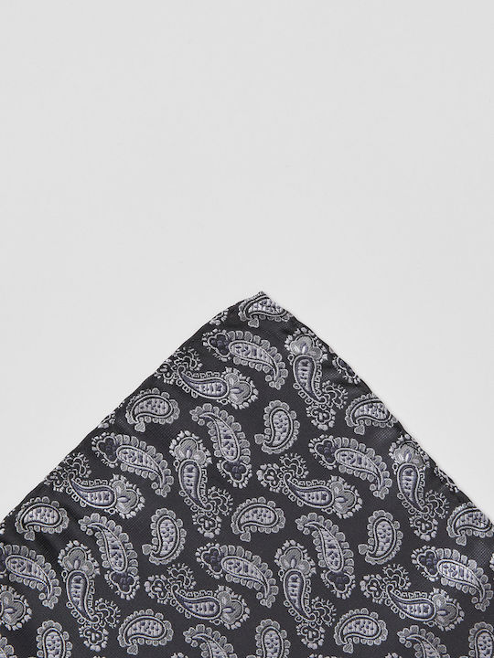 Black Silk Pocket Square Aristoteli Bitsiani