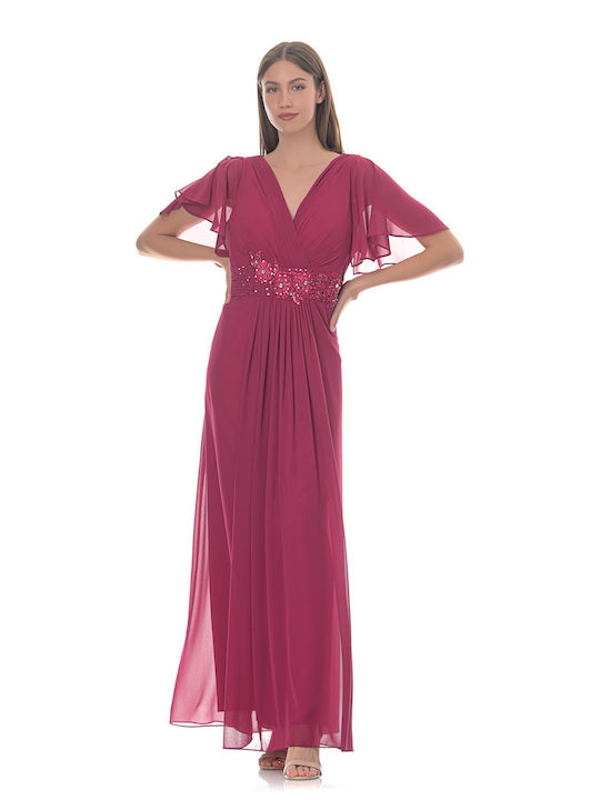 Farmaki Maxi Dress Fuchsia