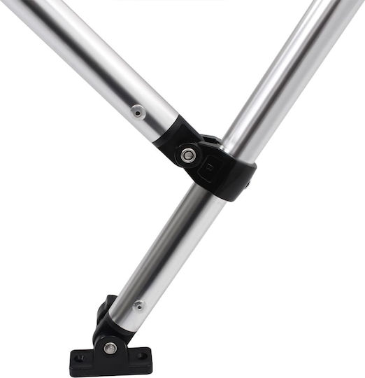 vidaXL Tenta Barca Aluminiu M236xL228xH127cm Negru Culoare