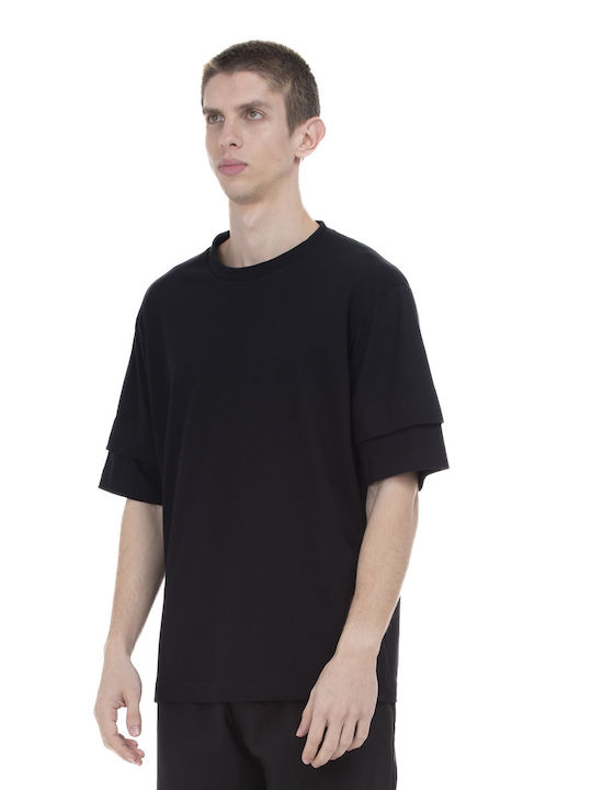 Ne En Aout Herren T-Shirt Kurzarm Black