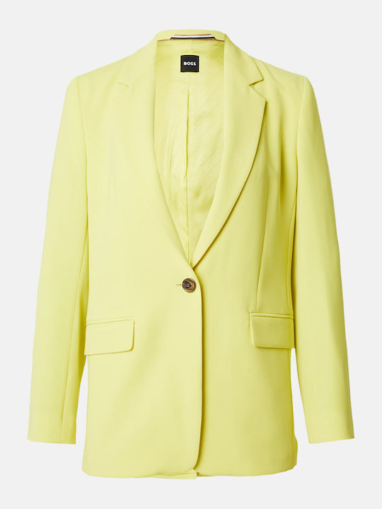 Hugo Boss Women's Blazer Yellow